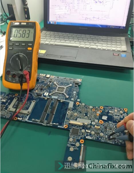 迅维远程学员分享:神舟战神Z7-I78172 S1不开机维修 图9