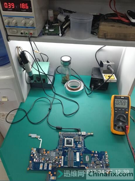 迅维远程学员分享:神舟战神Z7-I78172 S1不开机维修 图10