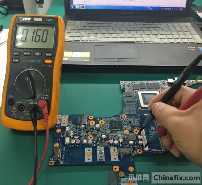 迅维远程学员分享:神舟战神Z7-I78172 S1不开机维修 图12