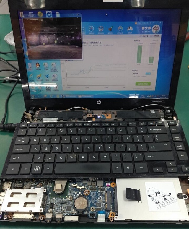 迅维远程学员分享:HP 4321S笔记本不显示一波三折维修 图7