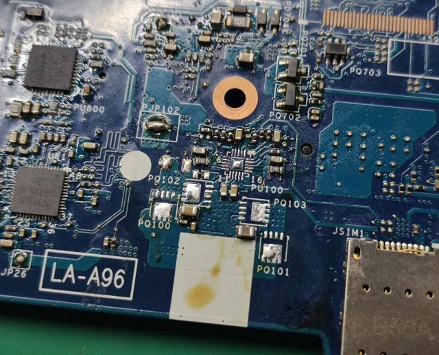 迅维学员分享:DELL A961P笔记本大短维修 图1