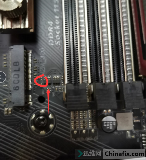 技嘉Z270X GAming5主板不开机,上电卡代码C4维修 图2