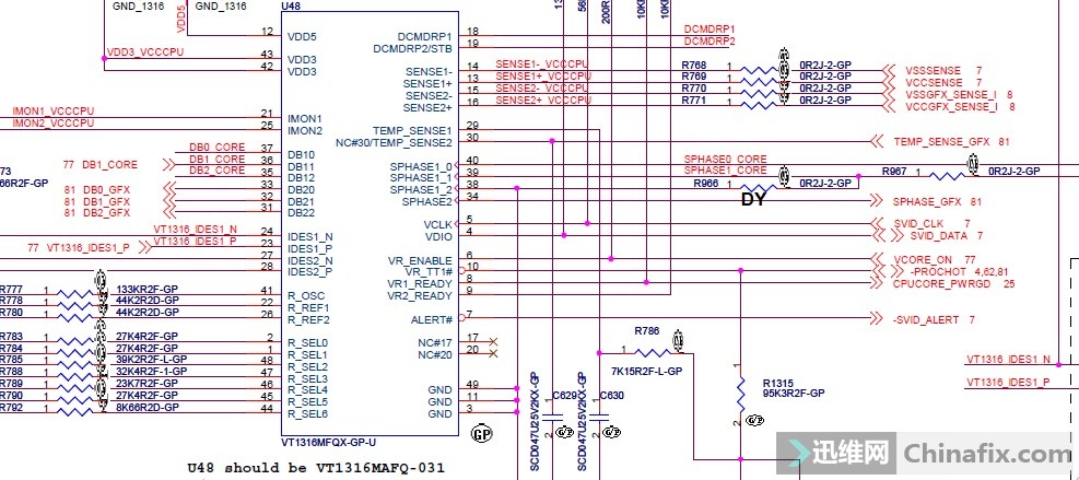 迅维远程学员分享:IBM X220时不开机不出CPU供电维修 图3