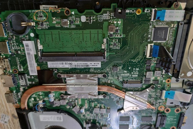 迅维远程学员分享:联想V310笔记本主板进水不开机维修 图3