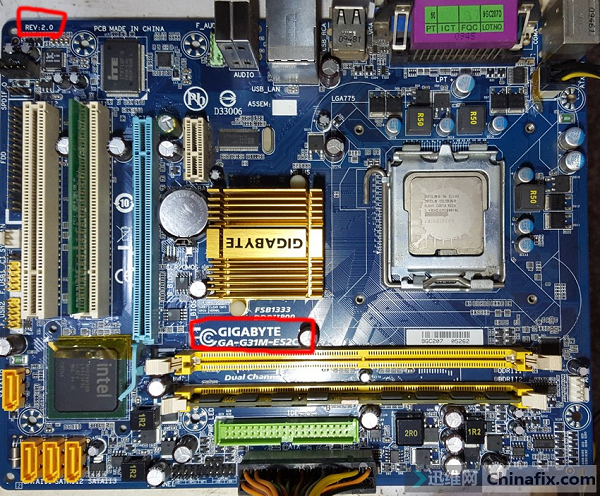 迅维培训学员分享:技嘉GA-G31M-ES2C主板不跑码维修 图1