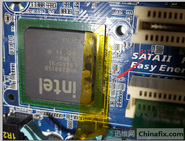 迅维培训学员分享:技嘉GA-G31M-ES2C主板不跑码维修 图4