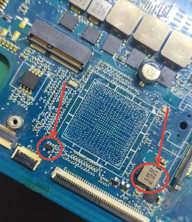迅维学员分享：暗影精灵TPN-Q194笔记本不开机维修 图3