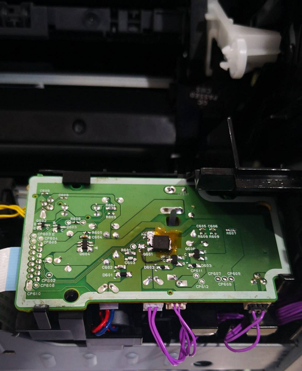 HP132打印机出纸速度过快,出纸后提示卡纸通病维修 图2