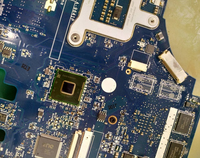 迅维学员分享:联想G510关不了机、自动触发、屏幕全蓝维修 图3