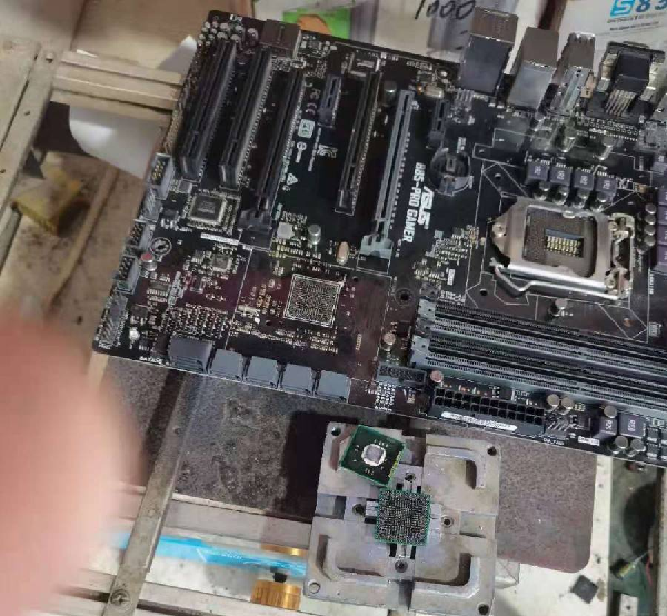 迅维培训学员分享:咸鱼收华硕B85-PRO GAMER主板不认硬盘维修 图3
