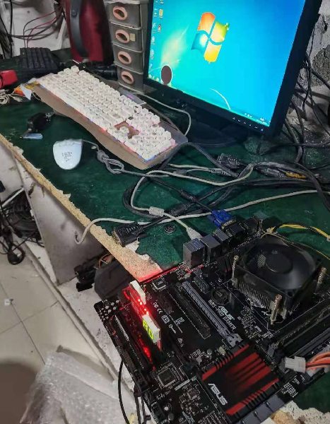迅维培训学员分享:咸鱼收华硕B85-PRO GAMER主板不认硬盘维修 图4