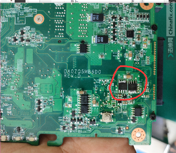 宏基ZQ6A笔记本开机没反应，不触发维修 图6