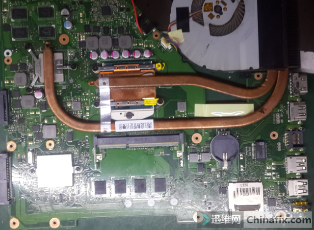 迅维学员分享:华硕X550V笔记本掉电不开机维修 图1