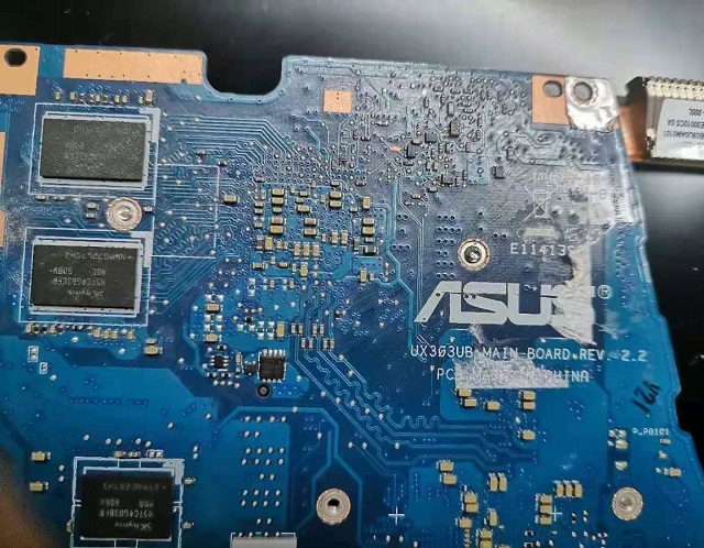 迅维实地学员分享:华硕U303U电流0.01-0.05反复上不去维修 图1