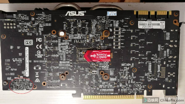 华硕GTX1070冰骑士显卡开机不显示维修 图1