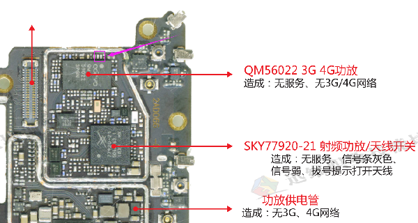 OPPO Reno手机无信号,WiFi打不开维修 图2