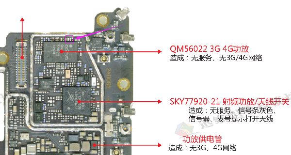 OPPO Reno手机无信号，WiFi打不开维修 图2