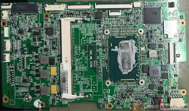 迅维远程学员分享:艾尔本i7笔记本不上电不触发不开机维修 图1