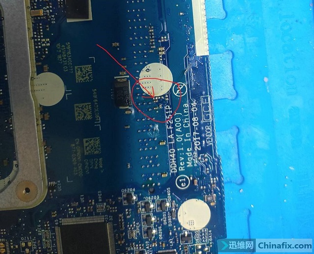 迅维学员分享：DELL 15-7572笔记本不开机二修过程 图4