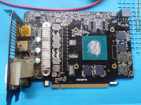 技嘉GIGABYTE 1063显卡突然黑屏维修 图9