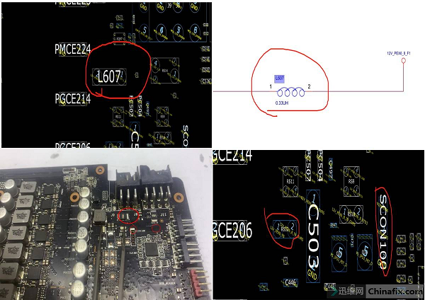 被车碾压过的华硕RTX2060显卡供电大短路维修 图4