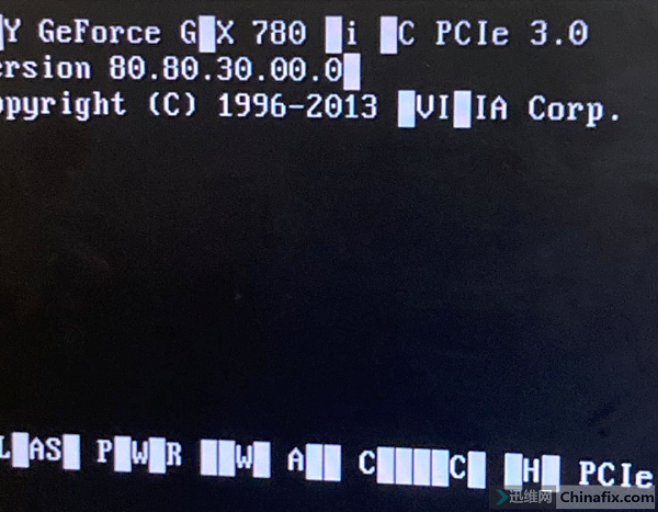 NVIDIA GeForce GTX 780显卡开机花屏显存断线维修 图1