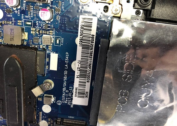 联想小新潮7000笔记本使用中突然关机不开机,不定时无待机维修 图1