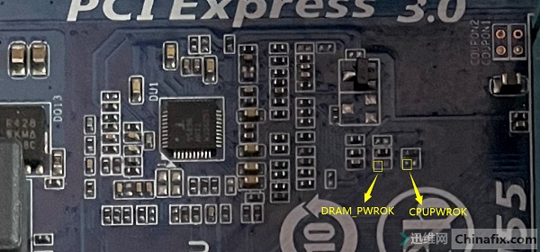 迅维培训学员分享:技嘉GA-H61M-DS2主板触发掉电反复重启维修 图2