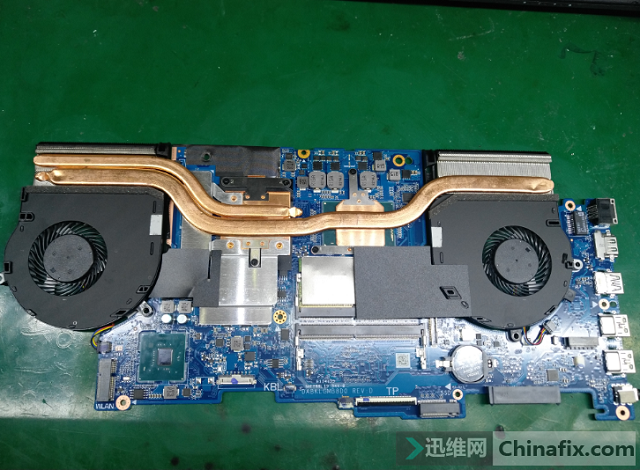 迅维实地学员分享:华硕新本飞行堡垒FX80G笔记本大短维修 图1