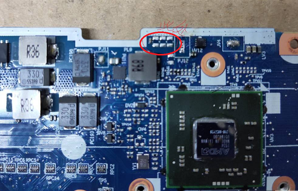 联想ThinkPad E540C笔记本开机掉电关机故障维修 图2