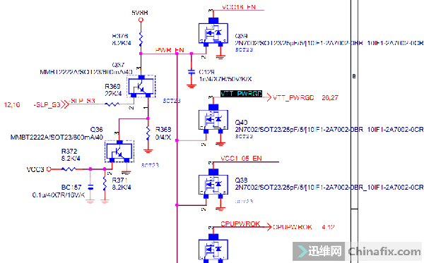 技嘉GA-H61M-S1主板触发不显示无CPU供电维修 图5