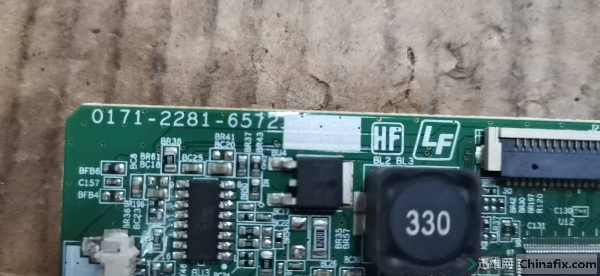 惠普24EA液晶显示器闪屏音频不能用故障维修 图2