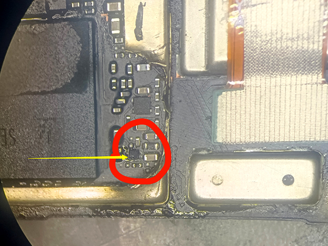 VIVO x21i手机后置摄像头黑屏打不开维修 图4