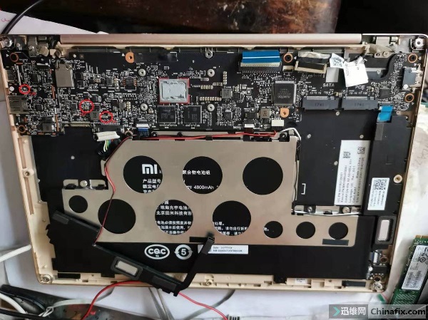Xiaomi 161201-AA notebook does not start for repair