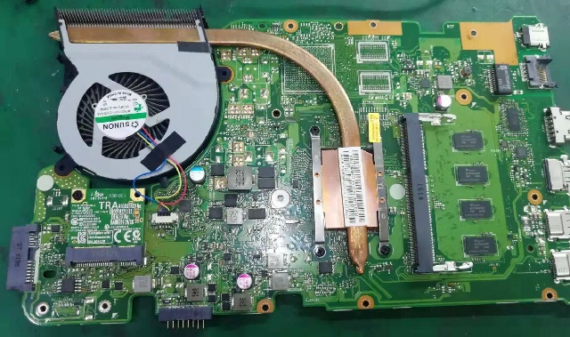 迅维远程学员分享：ASUS D555Y笔记本不开机维修