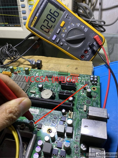 迅维培训学员分享:联想IH61M V4.2主板开不开机维修 图10
