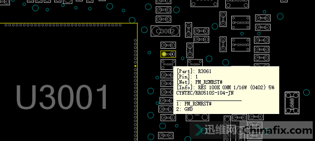 ASUS W419L笔记本待机电流乱跳，上电0.7掉电维修