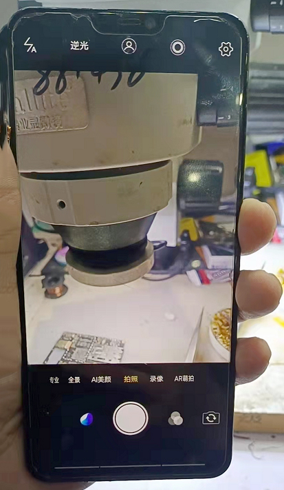 VIVO x21i进水手机后置摄像头黑屏打不开维修 图5