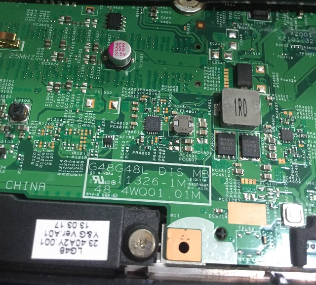 迅维远程学员分享：联想G480笔记本无CPU供电维修