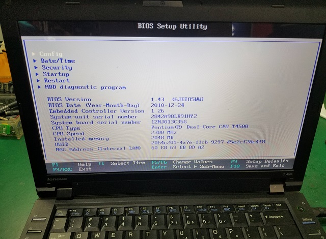 迅维学员分享：联想SL410K笔记本不开机触发到0.18掉电维修