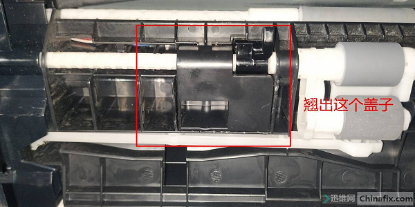 富士施乐M268DW打印机提示无纸装入纸张维修 图3