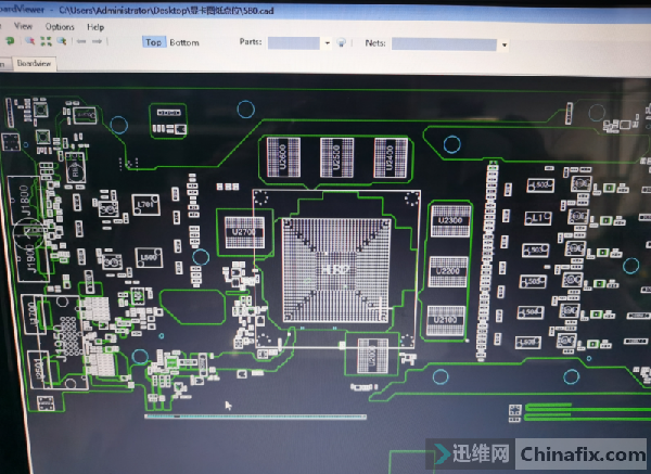 RX580显卡不亮机诊断卡挡b2维修 图6