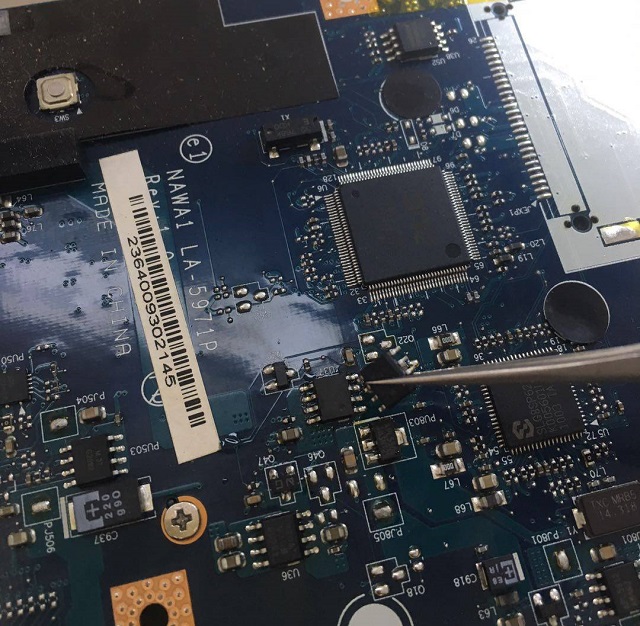 迅维实地学员分享：联想G455AX笔记本触发定电流0.6左右维修