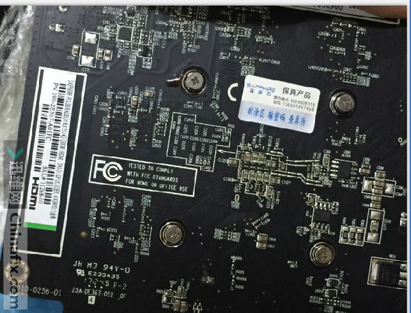 蓝宝石RX 550 4G显卡不认卡不显示维修  图2