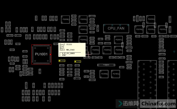 迅维培训学员分享：华硕B250M-K主板不出CPU供电维修 图3