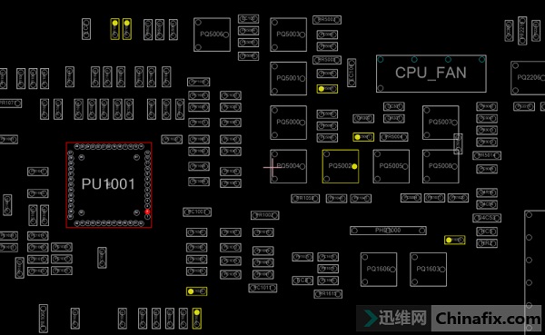 迅维培训学员分享：华硕B250M-K主板不出CPU供电维修 图4