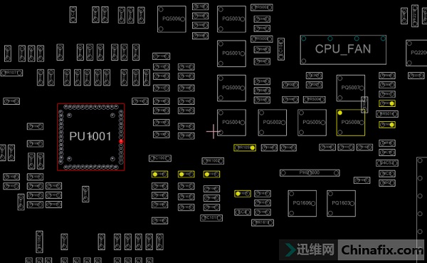 迅维培训学员分享：华硕B250M-K主板不出CPU供电维修 图5