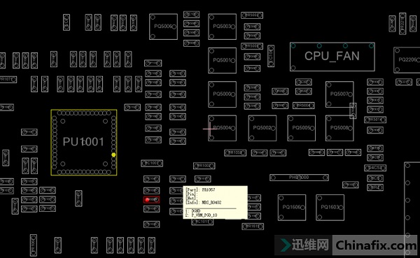 迅维培训学员分享：华硕B250M-K主板不出CPU供电维修 图6