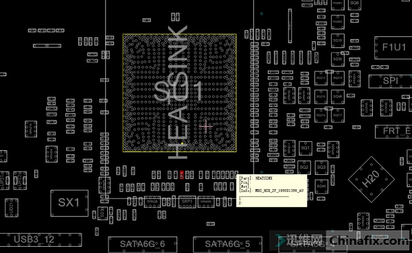 迅维培训学员分享：华硕B250M-K主板不出CPU供电维修 图7