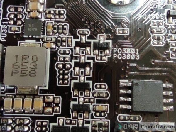 迅维培训学员分享：华硕B250M-K主板不出CPU供电维修 图9